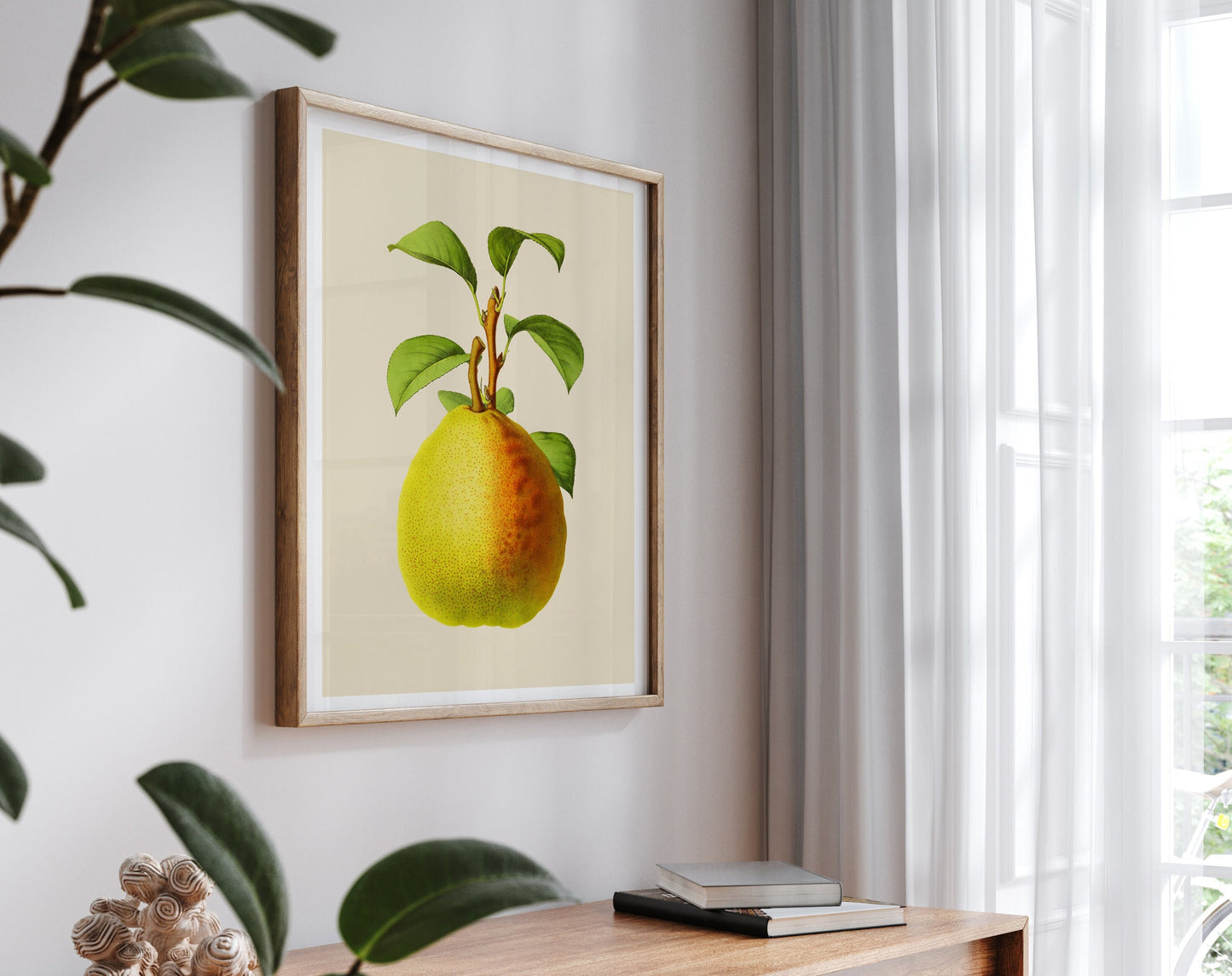 Vintage Pear Fruit Print - Professional Art Print Set- Kitchen Art, Botanical Art, Kitchen Decor, Kitchen wall art, Art for Kitchen