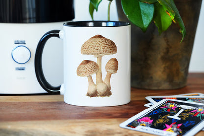 Mushroom Mug Gift Box - 11oz Black Mug - Mushroom Coffee Mug, Spa Gift Box, Girlfriend Wife Gift Idea, Care Package For Her, Mushroom Decor