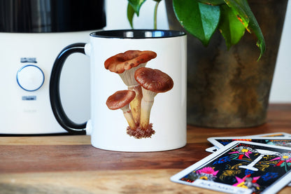 Mushroom Mug Gift Box - 11oz Black Mug - Mushroom Coffee Mug, Spa Gift Box, Girlfriend Wife Gift Idea, Care Package For Her, Mushroom Decor