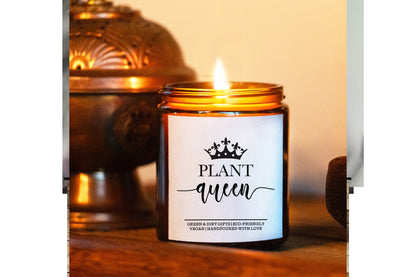 Plant Queen Plant Lover Gift Box -9oz Candle -Self Care Gift Box, Care Package For Her, Gift Baskets for Women, Get Well Soon