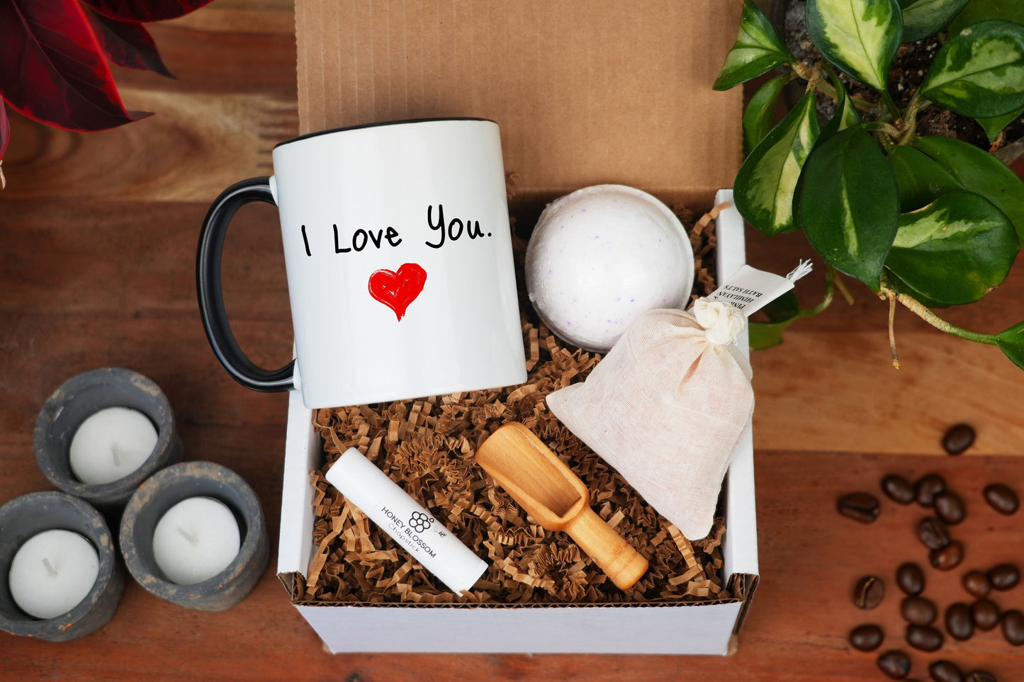 I Love You - 11oz Coffee Mug - Engagement Gift Box, Spa Gift Box, Newly Engaged Gift, Couples Gift Box, Engaged Gifts, anniversary gift